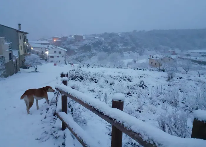 בקתה La Vieja Escuela Fuentes de Rubielos